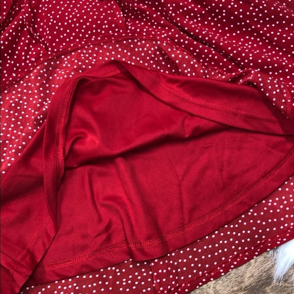 Charlotte Russe small red polka dot flirty dress - Picture 5 of 9